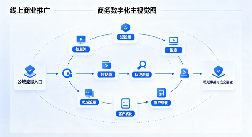 锡山市线上商业推广怎么做？全域流量闭环搭建与低成本转化实战指南